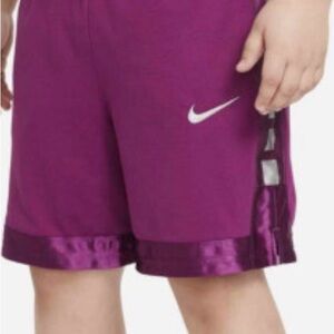 Nike Kids Magenta Shorts with White Logo